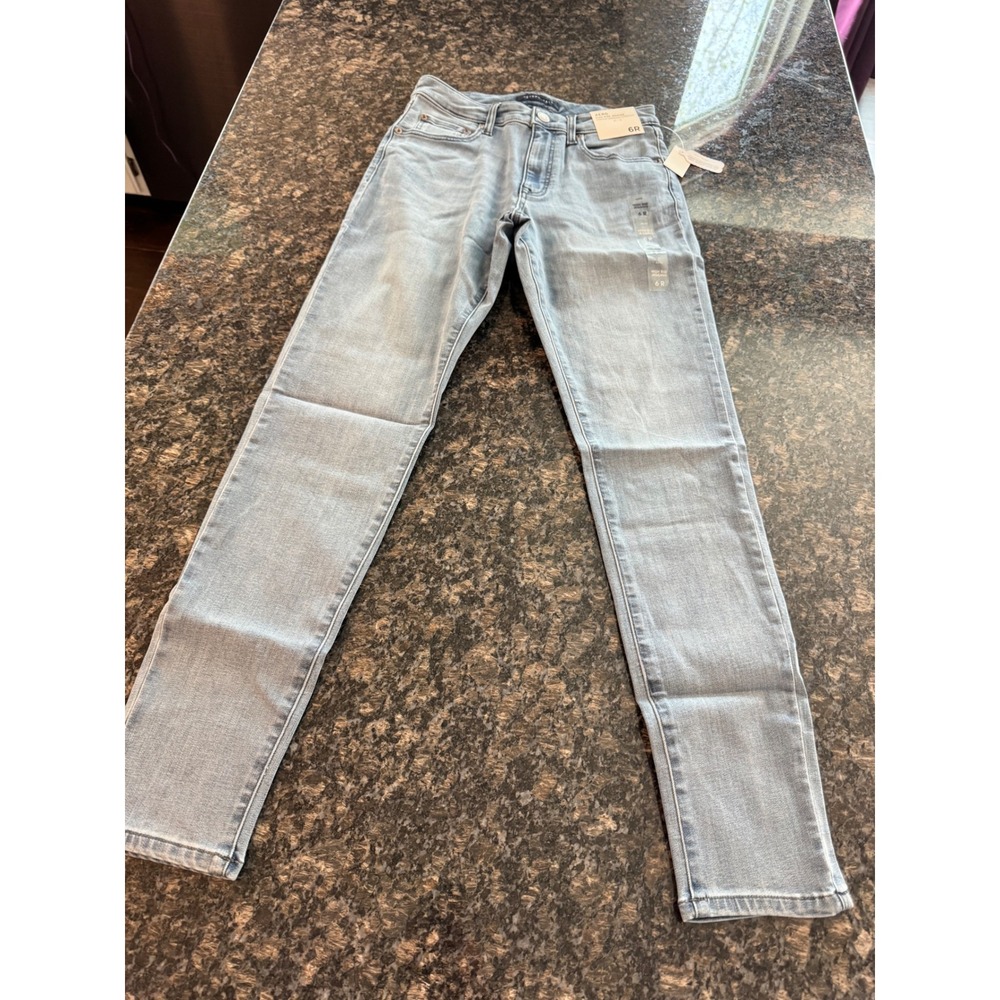 Aeropostale Aero High‎ Rise Jegging Light Wash Blue Skinny Jeans 6R New